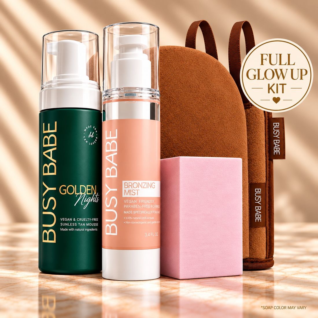 Golden Nights Head to Toe Glow Bundle