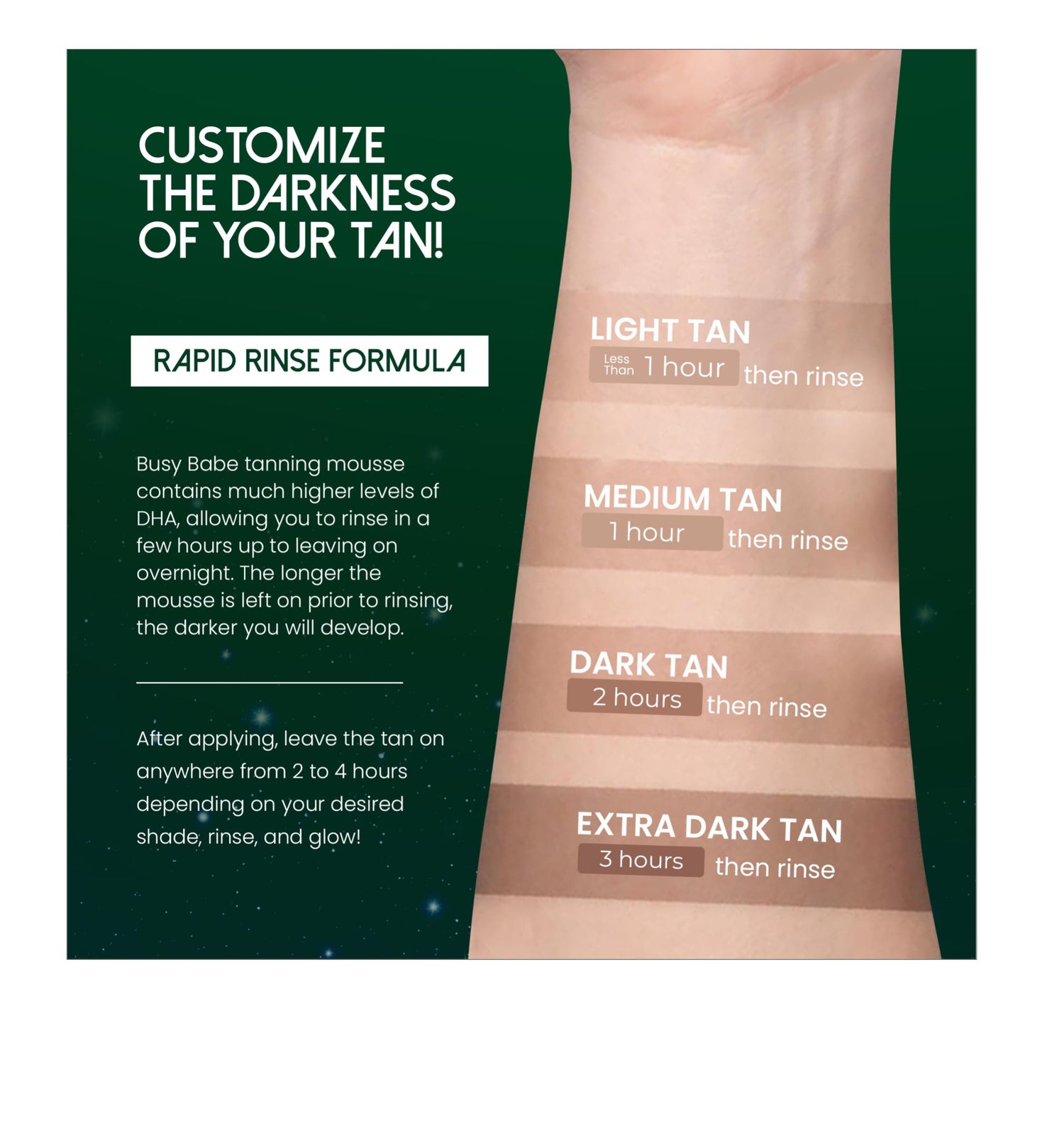 Golden Nights Self Tan Mousse w/Mitt