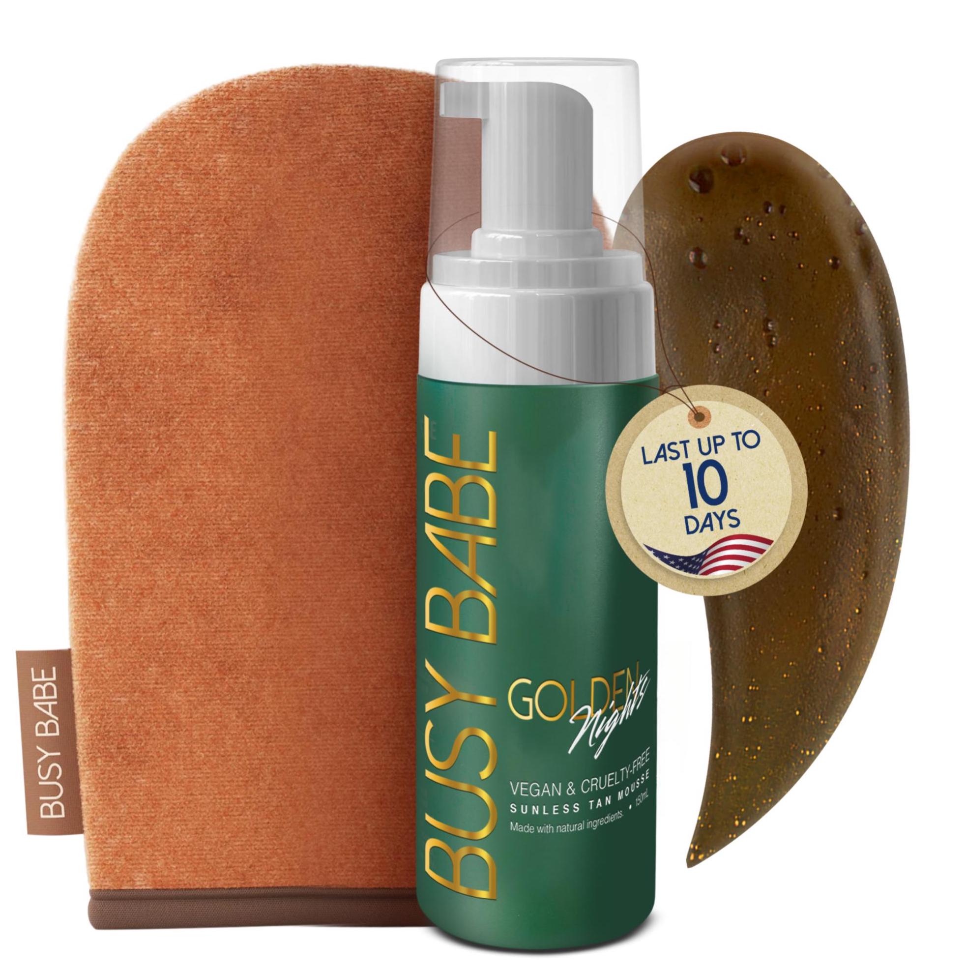Golden Nights Self Tan Mousse w/Mitt