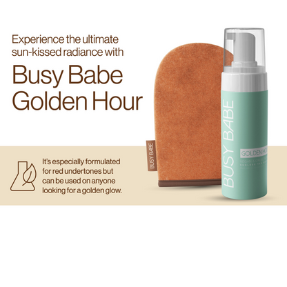 Golden Hour Self Tan Mousse w/Mitt,