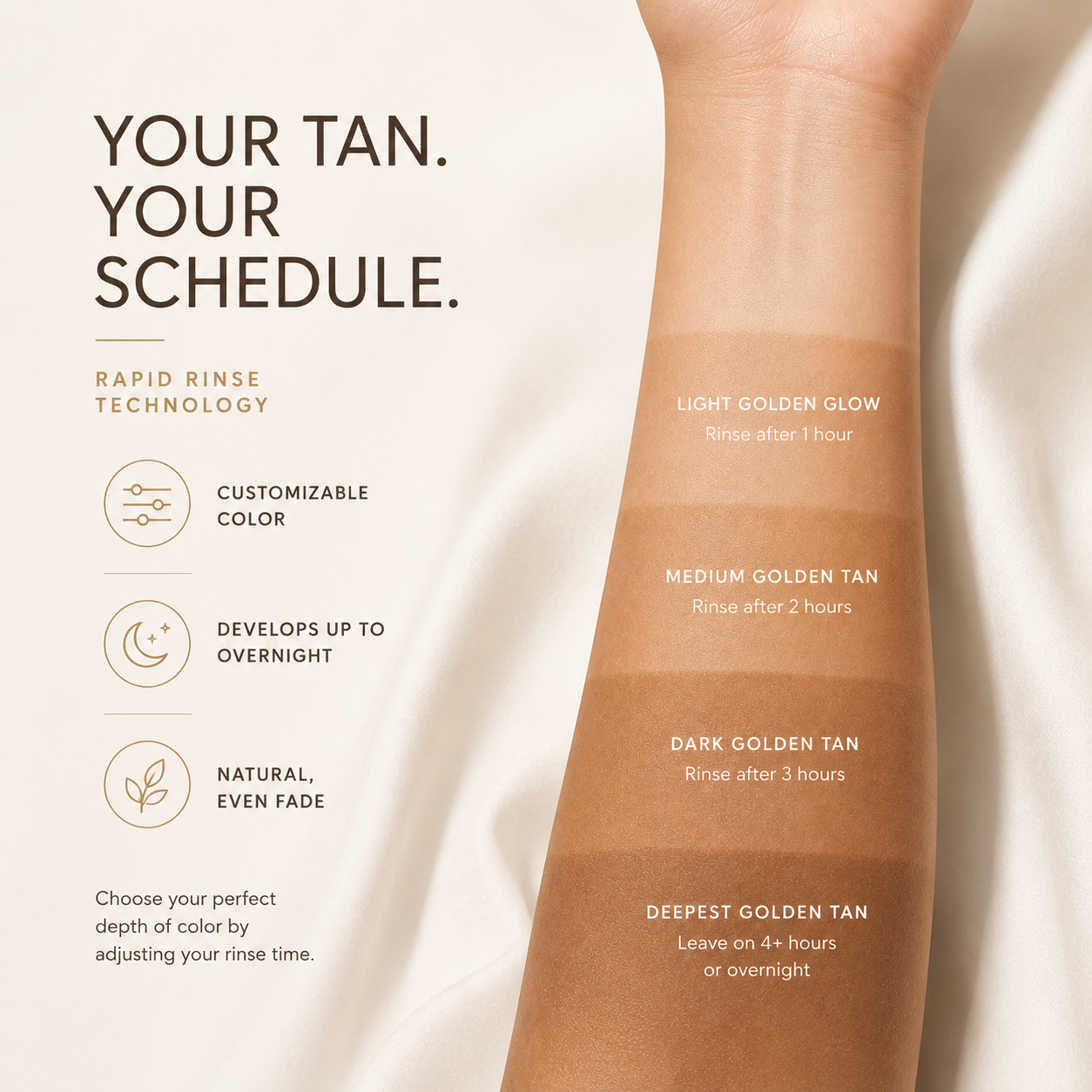 Golden Nights Self Tan Mousse w/Mitt