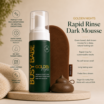 Golden Nights Self Tan Mousse w/Mitt