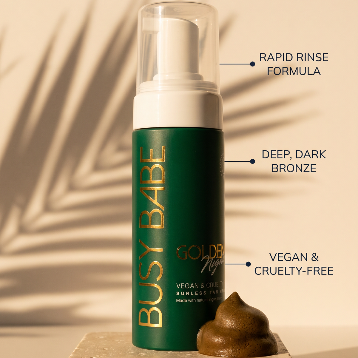 Golden Nights Self Tan Mousse w/Mitt