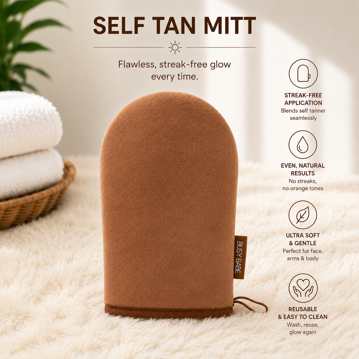 Busy Babe Tanning Mitt